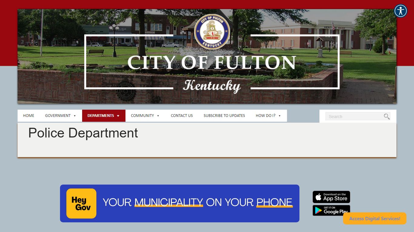 Police Department | City of Fulton, Fulton County, Kentucky